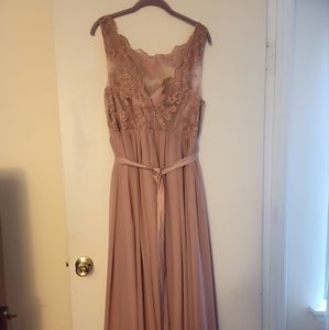 Dusty Rose brides maid gown size 14